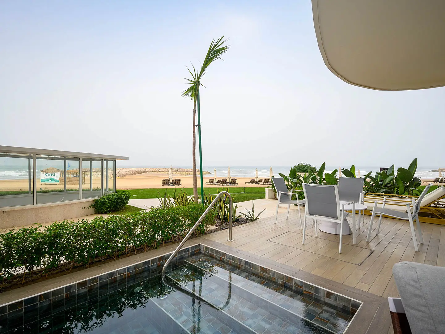 Luxury waterfront villa with private pool in Oman